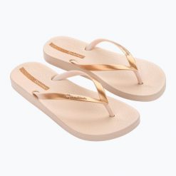 Japonki damskie Ipanema Anat Connect II. Żółte klapki damskie Ipanema, bez wzorów, bez obcasa. Za 69.99 zł.