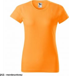 MALFINI Basic 134 - ADLER - Koszulka damska, 160 g/m - mandarynkowy S. T-shirty damskie Malfini, m, bez wzorów, bez kołnierzyka. Za 22.14 zł.