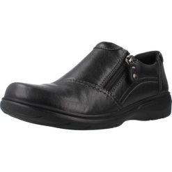 Buty CLARKS CARLEIGH RAY Czarny. Czarne trekkingi damskie Clarks, trekkingowe. Za 264.99 zł.