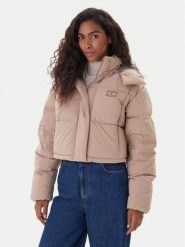 Tommy Jeans Kurtka puchowa Alaska DW0DW21624 Beżowy Regular Fit. Brązowe kurtki damskie Tommy Jeans, s, bez wzorów, z jeansu, bez kaptura. Za 1,099.00 zł.