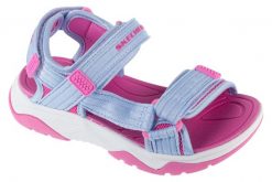 Sandały dziewczęce, Tread Seeker. Fioletowe sandały dziewczęce Skechers, z materiału, bez zapięcia. Za 159.99 zł.