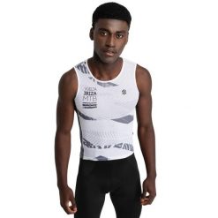 Męska kolarska podkoszulka potówka Vuelta a Ibiza MTB x Siroko Kolarstwo Sirok. Białe buty sportowe męskie SIROKO, ze skóry, bez zapięcia, rowerowe. Za 254.00 zł.