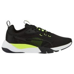 Trenerzy Zora Dla Kobiet. Czarne obuwie sportowe damskie Puma, bez wzorów, trekkingowe. Za 305.99 zł.