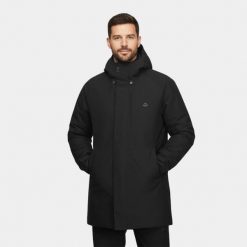 Płaszcz zimowy męski membrana Alpinus Multan. Czarne płaszcze męskie Alpinus, na zimę, l, bez wzorów, z materiału, klasyczne, z kapturem. Za 549.99 zł.