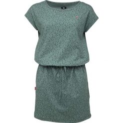 Damska sukienka Loap Baskela Khk Green. Zielone koszulki sportowe damskie ZSPORT, xs, bez wzorów, z bawełny, bez kołnierzyka, bez ramiączek, trekkingowe. Za 159.99 zł.