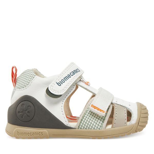 Sandały Biomecanics. Białe sandały chłopięce Biomecanics, bez zapięcia. Za 299.99 zł.