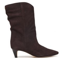 Kozaki MICHAEL Michael Kors. Brązowe kozaki damskie MICHAEL Michael Kors, bez obcasa, na szpilce. Za 1,129.00 zł.
