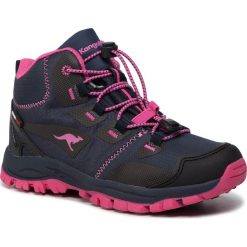 Śniegowce KANGAROOS - Traiker Mid Rtx 18385 000 4204 D Dk Navy/Daisy Pink. Czerwone śniegowce dziewczęce KangaRoos, z materiału, bez zapięcia. Za 239.00 zł.