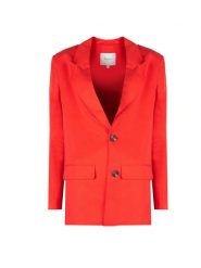 Pepe Jeans Marynarka "Rose" | PL401938 | Lola | Kobieta | Czerwony. Czerwone żakiety damskie Pepe Jeans, s, bez wzorów, z jeansu. W wyprzedaży za 339.00 zł.