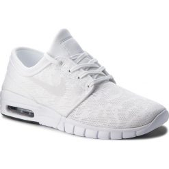 Buty NIKE - Stefan Janoski Max 631303 114 White/White/Obsidian. Białe półbuty na co dzień męskie Nike, z materiału, eleganckie, bez zapięcia. W wyprzedaży za 399.00 zł.
