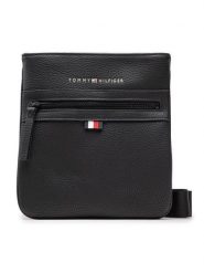 Tommy Hilfiger Saszetka Essential Pu Mini Crossover AM0AM09505 Czarny. Czarne saszetki męskie Tommy Hilfiger, ze skóry. Za 219.99 zł.