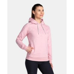 Damska bawełniana bluza z kapturem Kilpi SOHEY-W. Czerwone bluzy damskie Kilpi, l, bez wzorów, z bawełny, z kapturem. Za 189.67 zł.