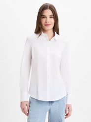 Marie Lund Bluzka Kobiety Bawełna biały, 36. Białe bluzki damskie Marie Lund, bez wzorów, z bawełny, eleganckie, bez kołnierzyka, bez ramiączek. Za 199.95 zł.