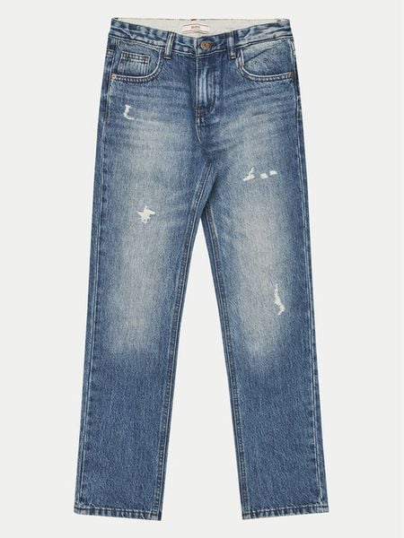 Guess Jeansy L4BA07 D5D70 Niebieski Regular Fit. Niebieskie jeansy dla chłopców Guess, z bawełny. Za 149.99 zł.