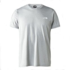 The North Face Casual T-shirt Men. Szare t-shirty męskie The North Face, s, bez wzorów, z poliesteru, casualowe, bez kołnierzyka. Za 326.99 zł.
