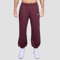 Spodnie męskie fitness oversize Relay Fig. Fioletowe spodnie sportowe męskie GYMBEAM, l, bez wzorów, z bawełny, na fitness i siłownię. Za 138.90 zł.
