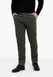 Zielone chinosy R-FOST. Zielone spodnie materiałowe męskie Volcano, m, bez wzorów, z bawełny, eleganckie. Za 179.99 zł.