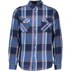 Koszula - Regular-Fit - w kolorze niebieskim. Niebieskie koszule męskie Mustang, w kratkę, z klasycznym kołnierzykiem. W wyprzedaży za 130.95 zł.