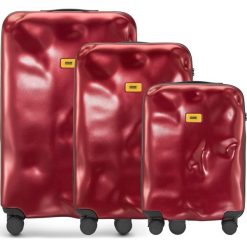 Walizki Icon w zestawie 3 el. czerwony. Walizki damskie marki Crash Baggage. Za 2,628.00 zł.
