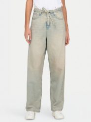 ONLY Jeansy Venice 15341025 Niebieski Baggy Fit. Niebieskie jeansy damskie Only. Za 179.99 zł.