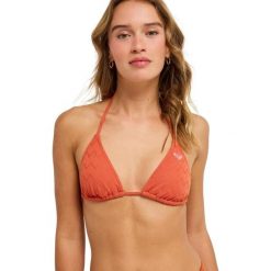 Trójkątny stanik bikini dla Kobiety CURRENT COOLNESS TIKI TRI Pomarańczowy. Brązowe bikini damskie Roxy, m, bez wzorów. Za 129.99 zł.