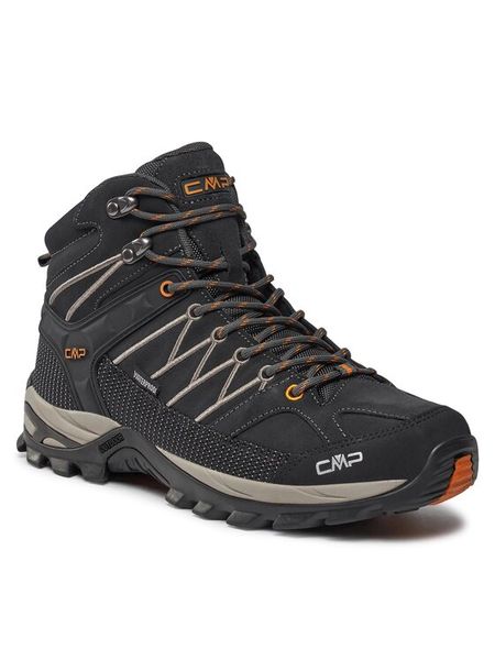 CMP Trekkingi Rigel Mid Trekking Shoes Wp 3Q12947 Czarny. Czarne trekkingi męskie CMP, trekkingowe. Za 299.99 zł.