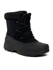 Sorel Śniegowce Snow Angel™ NL3482-010 Czarny. Czarne kozaki damskie Sorel, ze skóry. Za 539.99 zł.