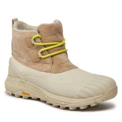 Śniegowce Merrell. Brązowe kozaki damskie Merrell. Za 579.99 zł.