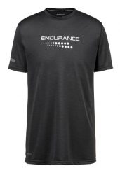 Koszulka Endurance Portofino. Czarne koszulki sportowe męskie Endurance, l, bez wzorów, z materiału, bez kołnierzyka, bez ramiączek, na fitness i siłownię. Za 137.50 zł.
