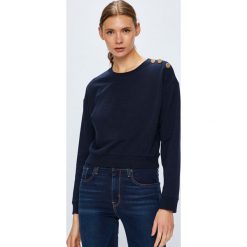 Guess Jeans - Bluza. Szare bluzy damskie Guess Jeans, z aplikacjami, z bawełny. Za 279.90 zł.