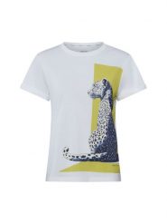 Marc Cain Koszulka Kobiety Bawełna (100%) biały, 44. Białe t-shirty damskie Marc Cain, bez wzorów, z bawełny, eleganckie, bez kołnierzyka. Za 599.95 zł.