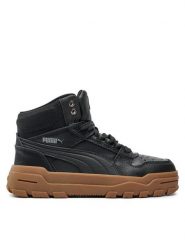 Puma Sneakersy Rebound Abrupt Jr 398874 02 Czarny. Czarne trampki i tenisówki chłopięce Puma, bez wzorów, ze skóry, bez zapięcia. Za 215.99 zł.