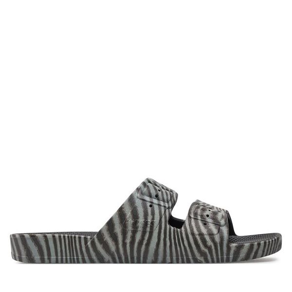 Klapki Freedom Moses. Czarne klapki damskie Freedom moses, bez wzorów, bez obcasa. Za 199.99 zł.