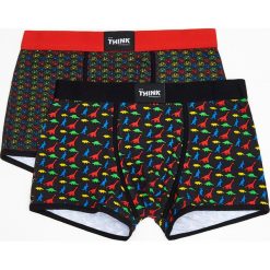 2 pack bokserek - Czerwony. Czerwone bokserki męskie marki Cropp, bez wzorów. Za 49.99 zł.