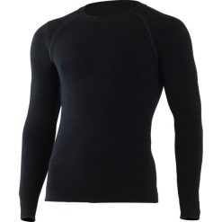 Męska koszulka merino WOLF. Czarne koszulki sportowe męskie LASTING, m, bez wzorów, z materiału, bez kołnierzyka, bez ramiączek, trekkingowe. Za 311.00 zł.