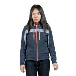 Damska kurtka turystyczna Izas Inatye. Brązowe kurtki damskie IZAS, s, bez wzorów, z softshellu, bez kaptura. Za 486.91 zł.