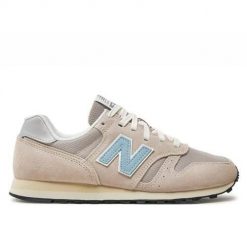 Buty do chodzenia damskie New Balance Nb 373. Brązowe obuwie sportowe damskie New Balance, bez wzorów, z materiału, trekkingowe. Za 349.00 zł.