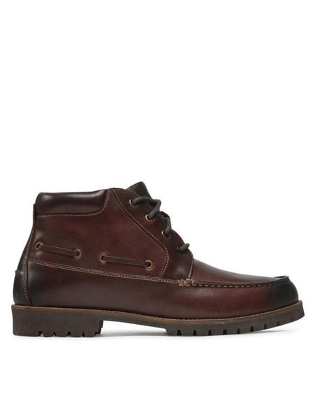 Lasocki Trzewiki MI07-B261-B97-02 Brązowy. Brązowe botki męskie Lasocki, bez wzorów, ze skóry, bez zapięcia. Za 279.99 zł.