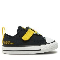 Trampki Converse. Czarne trampki i tenisówki chłopięce Converse, bez wzorów, retro, bez zapięcia. Za 159.99 zł.