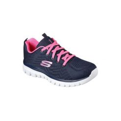 Damskie Sneakers Skechers Get Connected. Czerwone obuwie sportowe damskie Skechers, bez wzorów, z materiału, trekkingowe, Skechers Sport. Za 199.00 zł.