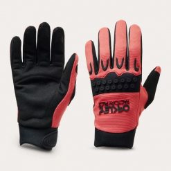 Rękawiczki męskie Oakley SWITCHBACK MTB 2.0 różowe FOS901324-41I r M. Czerwone rękawiczki męskie Oakley, bez wzorów, z materiału, eleganckie. Za 133.17 zł.