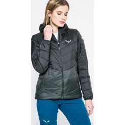 Salewa - Kurtka Fanes TW Clt. Czarne kurtki damskie Salewa, bez wzorów, z materiału, z kapturem. W wyprzedaży za 399.90 zł.