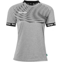 Damski jersey Kempa Wave 26. Brązowe t-shirty damskie Kempa, bez wzorów, z jersey, sportowe, bez kołnierzyka. Za 150.00 zł.