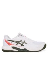 Asics Buty do tenisa Gel-Dedicate 9 Clay 1041A547 Biały. Białe buty sportowe męskie Asics, ze skóry, bez zapięcia, tenisowe. Za 309.99 zł.