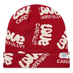 Czapka Market. Czerwone czapki i kapelusze męskie Market, na zimę, bez wzorów. Za 229.99 zł.