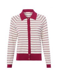 Liu Jo Collection Kardigan Kobiety Sztuczne włókno czerwony|biały, M. Białe kardigany damskie Liu Jo Collection, m, bez wzorów, z dzianiny, eleganckie. Za 279.95 zł.