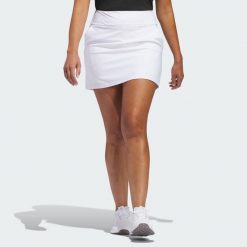 Skort Ultimate365 Solid. Białe spódnice damskie Adidas, bez wzorów, sportowe, na golfa. W wyprzedaży za 266.50 zł.