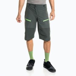 Spodenki rowerowe męskie Schöffel Steep Trail. Szare szorty męskie Schöffel, m, bez wzorów, z elastanu. Za 539.99 zł.