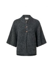 Neo Noir Kardigan z zawartością wełny - Benuta Fluffy Kobiety szary, 34. Szare kardigany damskie Neo Noir, bez wzorów, z wełny, eleganckie. Za 329.95 zł.