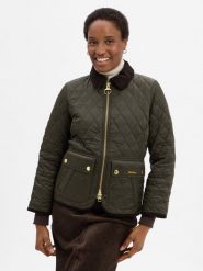 Barbour kurtka pikowana - Beadnell Quilt Kobiety Sztuczne włókno zielony, 44. Zielone kurtki damskie Barbour, bez wzorów, z włókna, bez kaptura. Za 1,499.95 zł.